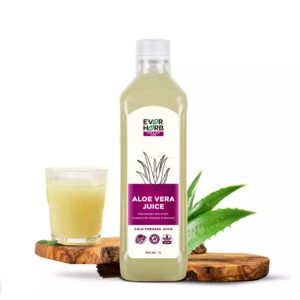 Aloe Vera Juice With Pulp Rejuvenates Skin Hair
