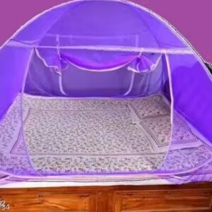 Private Label Machardani Stand Wali 6 x 6 ft DOUBLE BED Polyester Fordable Mosquito Net