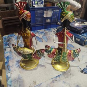 Private Label Metal Musician Showpiece Set Of 2