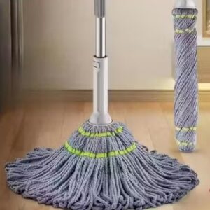 Private Label Microfiber Twist Mop Self Wringing Floor Cleaning Mop with Extendable Handle