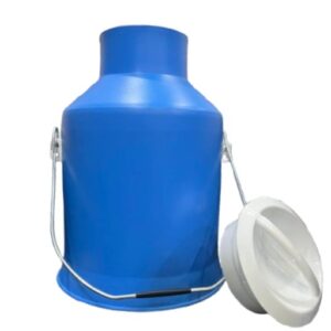 Private Label Milk Can 15 LTR Unbreakable Milk and Water Container BLUE