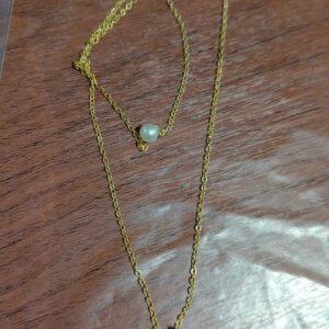 Private Label 2 Layers Women Chain With Pendent