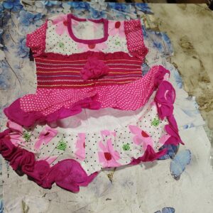 Private Label baby frock pink colour 6 to 8 month