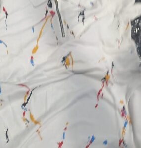 ausk girl dress white s size