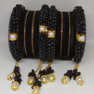 Private Label Bangles Set with Jhumki Black 2.2