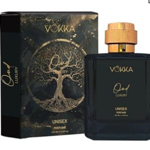 Vokka Oud 100 ml Unisex Luxury Long Lasting Smokey Perfume For Men And Women Woody Pleasant Scent Eau De Parfum EDP Fragrance for Gift Notes Spicy Sandalwood Agarwood