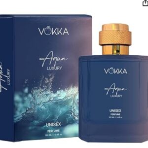 VOKKA Aqua 100 ml Unisex Luxury Long Lasting Perfume For Men And Women Aquatic Scent Eau De Parfum EDP Fragrance for Gift Notes Aqua Woody Musky
