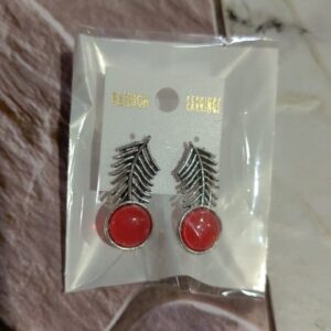 Private Label Oxy Rised Ear Rings Red Colour