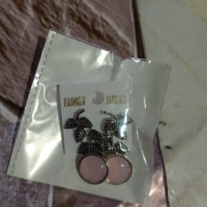 Private Label Oxy Rised Ear Rings Pink Colour