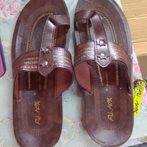 Appoxy kolhapuri style slippers for mens Walking Brown 9 Size