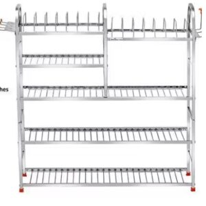 Winstar Stainless Steel 5 Shelf Wall Mount Kitchen Racks