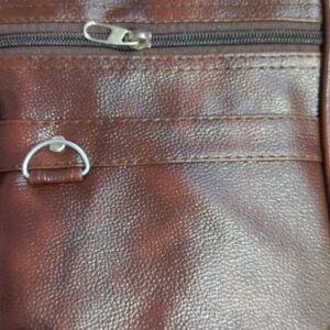 Private Label Leather Brown Colour Men Side Bag