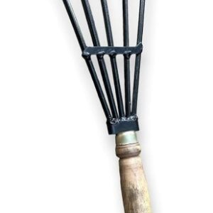 DEBs CARE Hand Cutlivator with Wooden Handle Heavy Weight Home Professional use Gardening Tool with 5 Tines