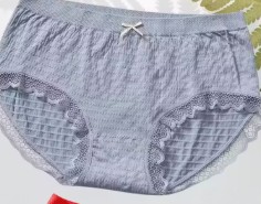 Private Label Womens Cotton Regular Hipster Panties grey 34