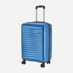 Safari Fiesta Electric Blue Trolley Bag with Dual Wheels Small Size Blue Colour