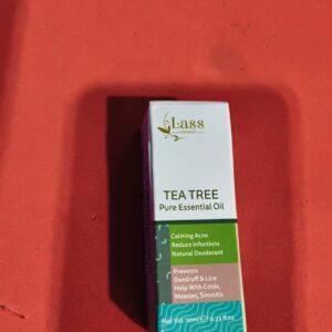 Lass Natural Tea Tree Pure Essential Oil For Hair And Face 10 ml