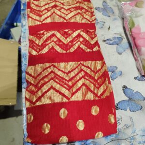 Private Label womans dupatta red colour