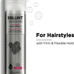 BBlunt Hot Shot Hold Spray for Instant Firm Hold 300 ml