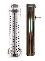 Private Label Stainless Steel Agarbatti Incense Stick Stand Holder with Ash Catcher Pack Of 2