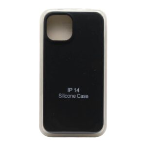 iPhone 14 Silicone Case Cover Black Colour