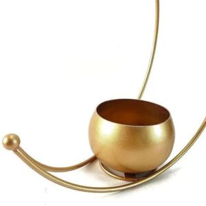 Private Label ENOVETICA Gold Plated Iron Vase pack of 2