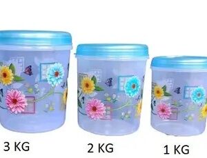 Private Label Pack Of 3 Contanier Blue