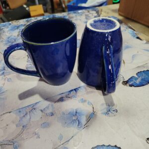 Private Label KH Tea Cup Midnight blue 2 PcsTea Cup Microwave and Dishwasher Safe Perfect for Every Occasion Capacity