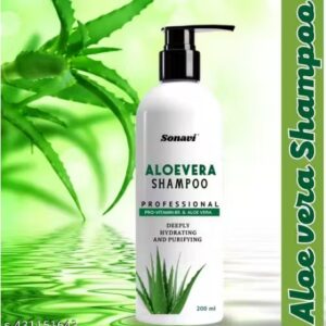 Alovera Shampoo For Hair Growth Hair Fall Control Dandruff Control and Volumizes Thin Hair Decreases Hair Loss Restore Hair Growth 200 Ml Pack Of 1