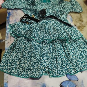 Private Label kids frock green colour 20 size
