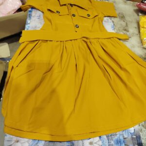 Private Label kids frock yellow colour 26 size