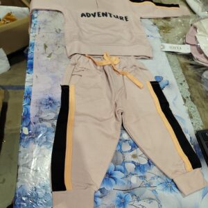 Teddy house kids sweater and pant set peach colour 9 to 12 month