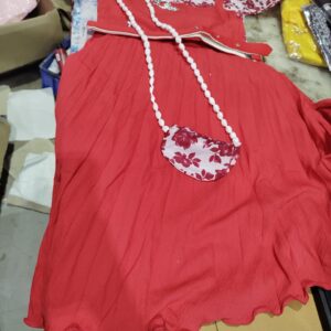 Private Label kids frock red colour 34 size