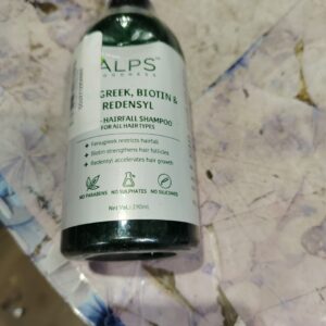 Alps Goodness enugreek Biotin Redensyl Anti Hairfall Shampoo for All Hair 290 ml