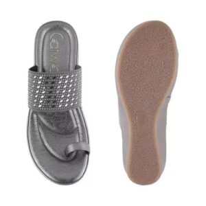 Khadim Women Dark grey Colour 3 Size