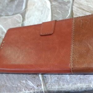 Private Label Flip Cover Brown Colour For Samsung S24Fe