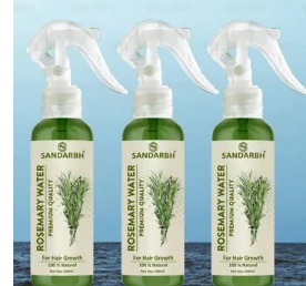 Sandarbh Rosemary Water for Hair Growth Spray 100 Natural Mist Spray Hair Oil 100 ml pack of 1
