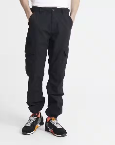 DNMX Mens Charcoal Cargo S Size