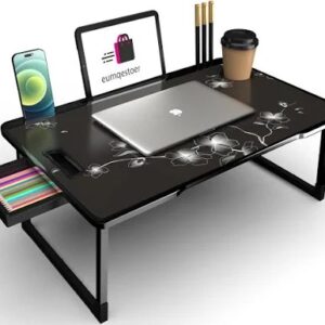 Private Label Black Colour Study Table Fordable