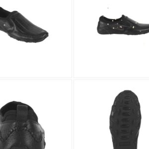 Mochi Men Black Casual Loafers 42 Size