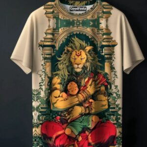 TRENDIN regal embrance printed t shirt size XL MULTICOLOUR