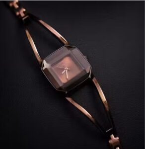 Private Label M3 trade coffee New Fashion Women Watches Personality Romantic Rose Gold Strap Watch