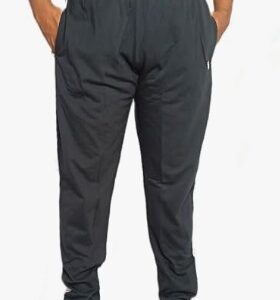 Private Label Mens Regular Fit Cotton Blend Solid Pyjama Pants LOWER COLOUR GREY SIZE XL