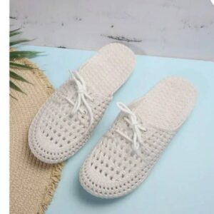 Private Label Women Slippers White 6 Number