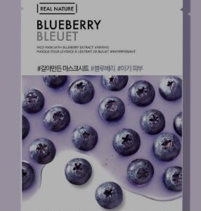 The Face Shop Real Nature Firming Blueberry Face Mask 20g