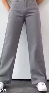 H AND M H andH GREY Womens Denim Jeans High Waist Non Stretchable Stylish and Comfortable Casual Wear