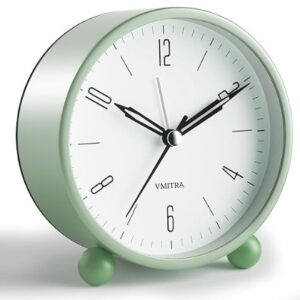 VMITRA Analog Alarm Clock Olive Green