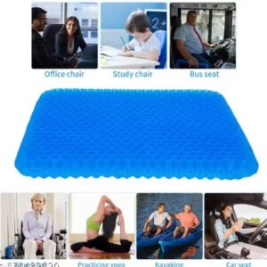 Private Label Gel Orthopedic Seat Cushion With Non Slip Cover Silicone Gel Cushion For Car