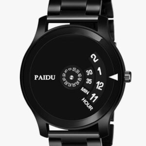 Private Label Talgo Analog Black Dial Stylish Silicon Rubber Strap Wrist Watch for Men and Boys dsc stainless steel chain