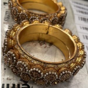 Private Label Latest Design Of Golden Colour Bangles