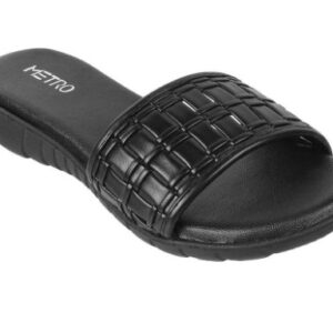 Metro Women Black Casual Slip Ons Colour Black Size 39